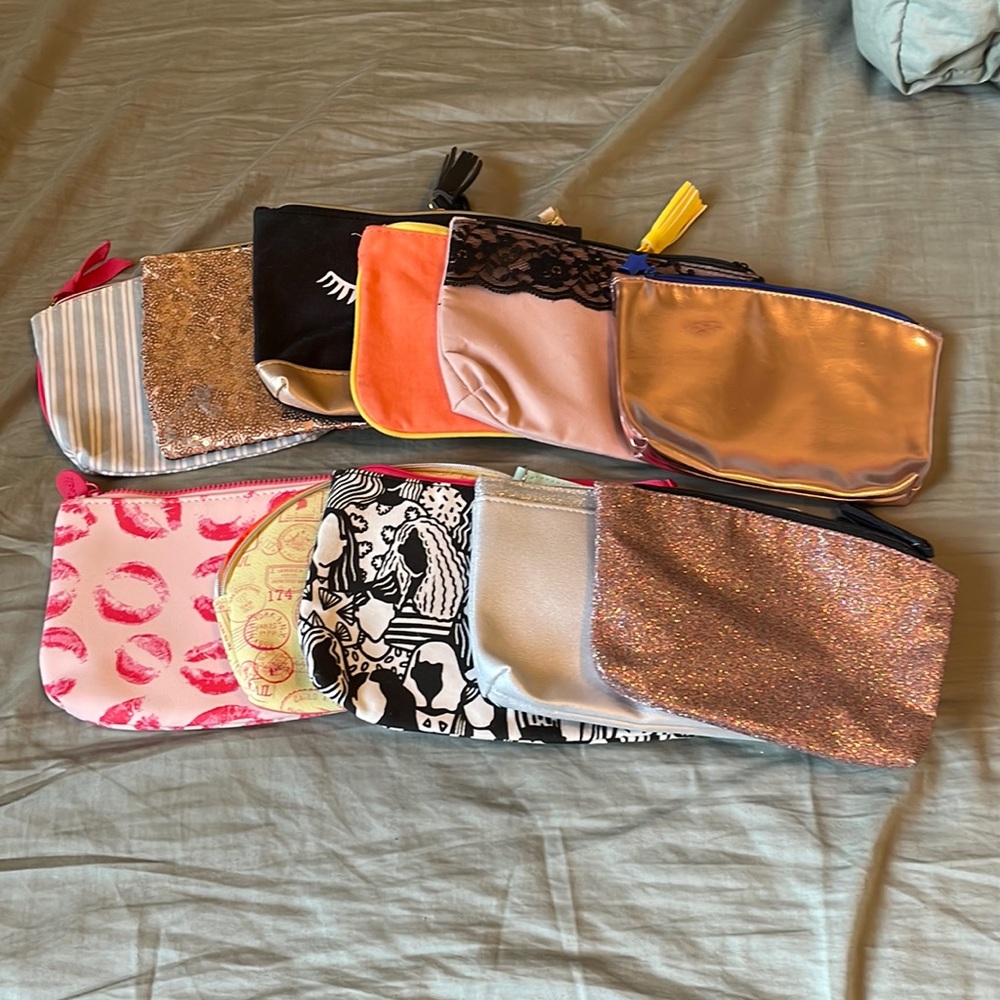 Ipsy Makeup bag bundle (11 bags)